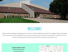 Tablet Screenshot of easthillcofc.org